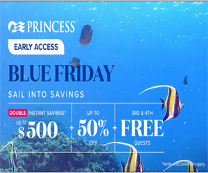 Princess Blue is the new Black - Special cruise offer